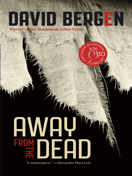 Title details for Away from the Dead by David Bergen - Wait list